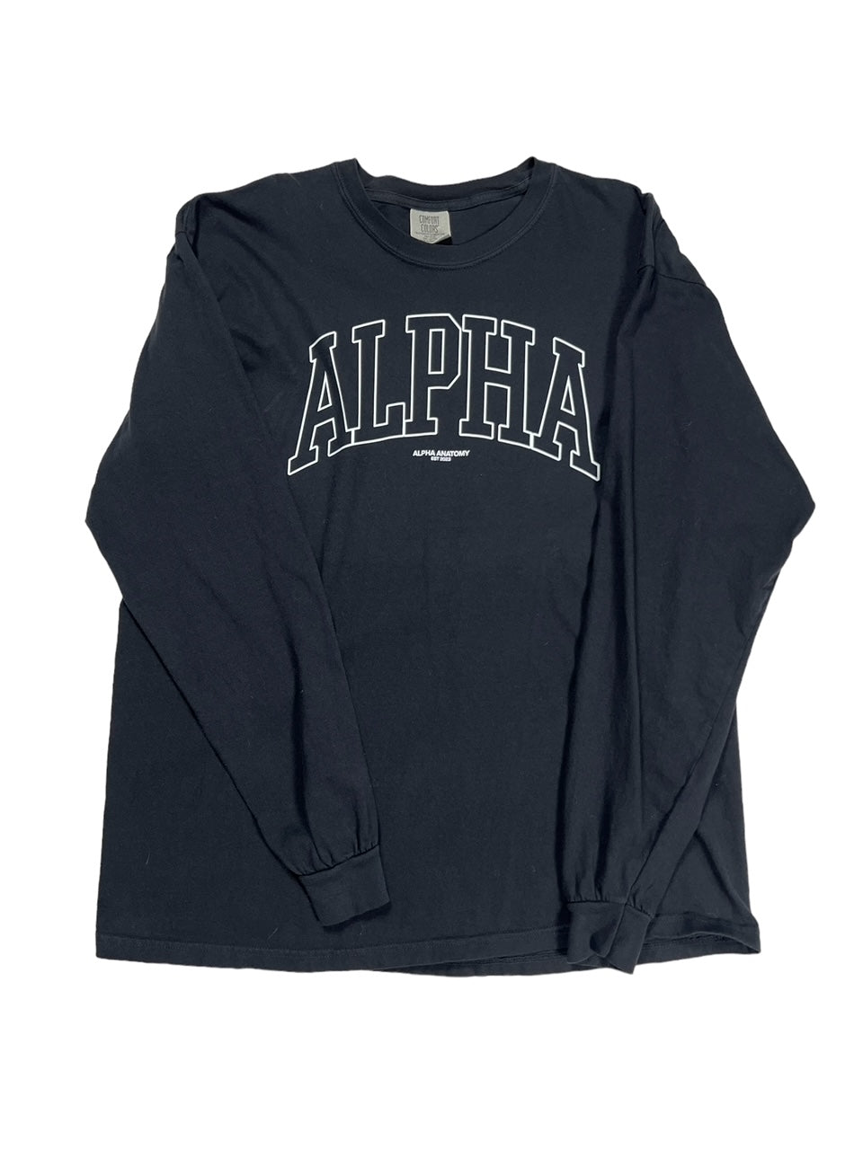 Alpha Blk Long Sleeve