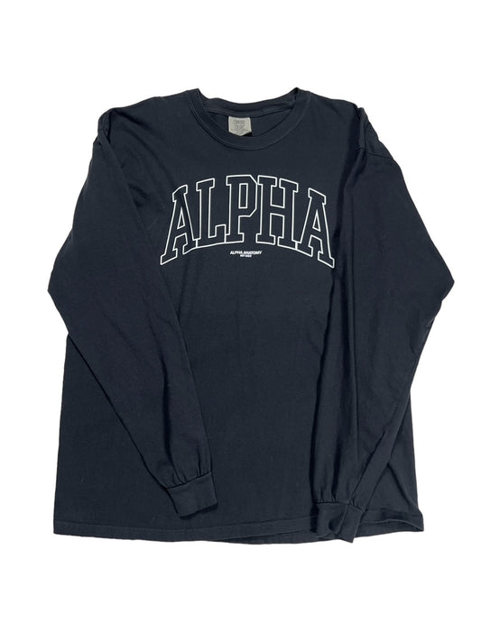 Alpha Blk Long Sleeve