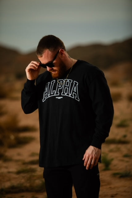 Alpha Blk Long Sleeve